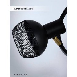 Спот Seven Fires Dzhuvela SF4706/3CA-GD-BK