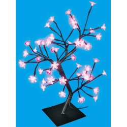 Светодиодное дерево 35x20x45см Uniel ULD-T3545-048/SBA PINK IP20 SAKURA UL-00001401