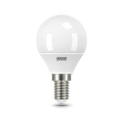 Лампа светодиодная Gauss E14 8W 3000K матовая 53118