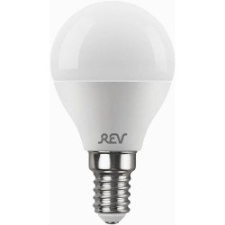 Лампа светодиодная REV G45 Е14 7W 6500K холодный белый свет шар 32503 1
