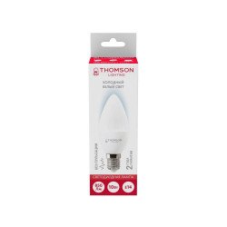 Лампа светодиодная Thomson E14 10W 6500K свеча матовая TH-B2309