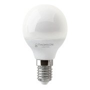 Лампа светодиодная Thomson E14 4W 6500K шар матовая TH-B2314