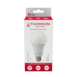 Лампа светодиодная Thomson E27 24W 3000K груша матовая TH-B2351