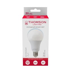Лампа светодиодная Thomson E27 24W 6500K груша матовая TH-B2353