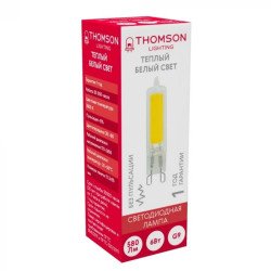Лампа светодиодная Thomson G9 6W 3000K прозрачная TH-B4238