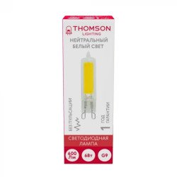 Лампа светодиодная Thomson G9 6W 4000K прозрачная TH-B4211