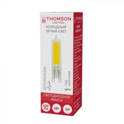 Лампа светодиодная Thomson G9 6W 6500K прозрачная TH-B4239