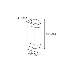 Уличный настенный светодиодный светильник Escada 30006W/01Led