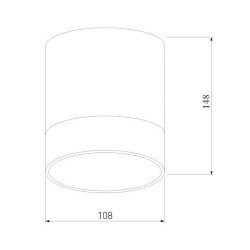 Уличный светодиодный светильник Elektrostandard Light Led 35140/H черный a057159