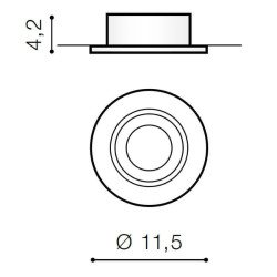Встраиваемый светильник Azzardo Remo 1 downlight AZ1729