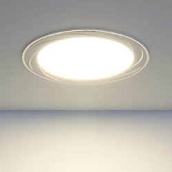 Встраиваемый светодиодный светильник Elektrostandard DLR004 12W 4200K WH белый a035362