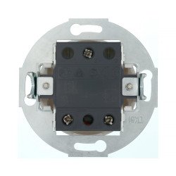 Переключатель LK Studio 1-рычажковый, на 2 направления, c индикатором (схема 6L) 16 A, 250 B (белый) Vintage 880904-1