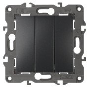 Выключатель трехклавишный ЭРА Elegance 10AX 250V 14-1107-05 Б0034254